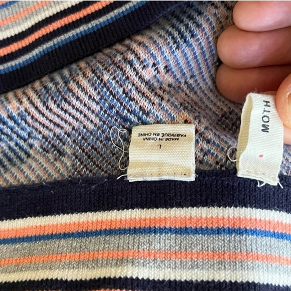 Anthro Moth Antica Sweater Skirt, Size L - Picture 2 of 10